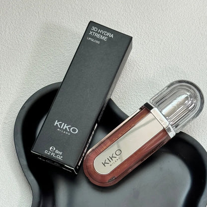 KIKO Milano 3D Hydra Lipgloss, lucidalabbra idratante, volumizzante e ad alta brillantezza, formula a lunga tenuta, non appiccicosa, per un trucco labbra confortevole.