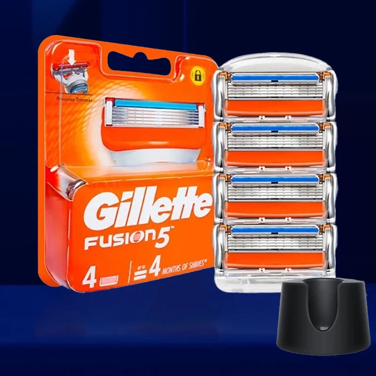 Lame di ricambio Gillette Fusion 5 lame di rasoio per rasoi bagnati da uomo