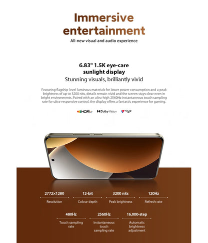 Xiaomi Redmi Note 15 Pro+ 5G Versione Globale, Snapdragon 7s Gen 4, NFC, Batteria da 6500mAh, Display AMOLED CrystalRes da 6.83", Smartphone