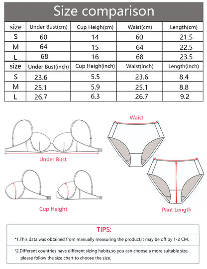 Adatto per reggiseno ispessente per seni piccoli Sexy    Reggiseni push up in due pezzi con ferretto  Set lingerie da donna B2051