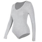 Tuta con scollo a V profondo tuta da donna a maniche lunghe Shapewear Shaper Lady Sexy uscire top abiti per il corpo vestiti caldi femminili autunno inverno