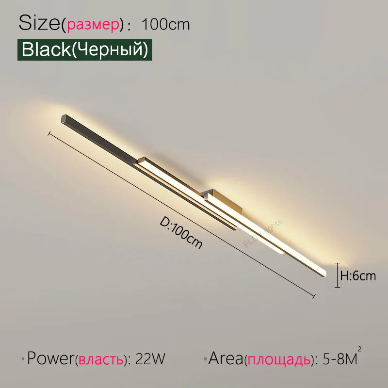 Lampada da soffitto moderna linea Luci a LED Soggiorno Sala da pranzo Camera da letto principale Apparecchio Lampadario a soffitto Sconce da parete Apparecchio di illuminazione