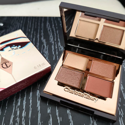 Palette Ombretti Charlotte Tilbury 4 Colori 5.2g Pillow Talk Naturale Facile da Applicare Fondotinta Ombretto Cosmetici