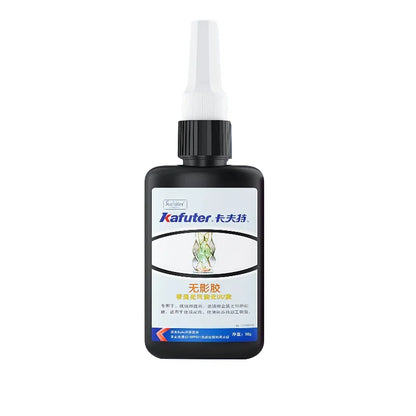 Kafuter K300 K302 K303 K306 Colla Acrilica UV per Vetro, Metallo, Plastica ABS - Adesivo Trasparente ad Alta Tenuta