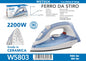 Ferro da Stiro Elettrico Portatile Mini, Ferro a Vapore per Vestiti, Ferro Regolabile con Piastra in Ceramica, Modelli W5801, W5802, W5803, W5804, W5806