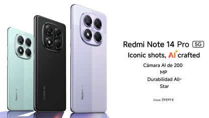 Xiaomi Redmi Note 14 Pro 5G 8GB 256GB Smartphone con NFC