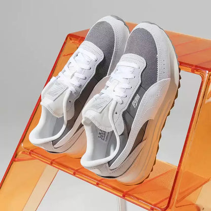 Sneaker Retro PUMA - Scarpe Sportive Trendy in Pelle Goffrata e Mesh Traspirante con Suola Spessa Antiscivolo - 397377-08