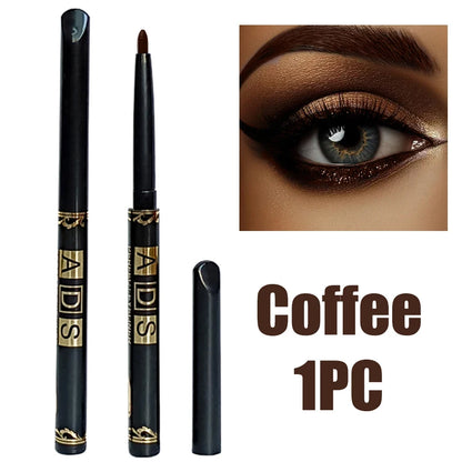 1-20 matite per eyeliner nere impermeabili - Trucco occhi punk liscio, altamente pigmentato, a lunga tenuta, resistente alle sbavature e adatto ai principianti