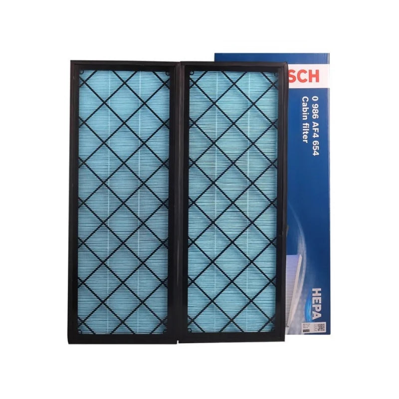 Filtro Aria Abitacolo Bosch 0986AF4654 per Tesla Model Y EV, Set Filtro Inferiore Esterno HEPA al Carbonio【OE:165837500A】