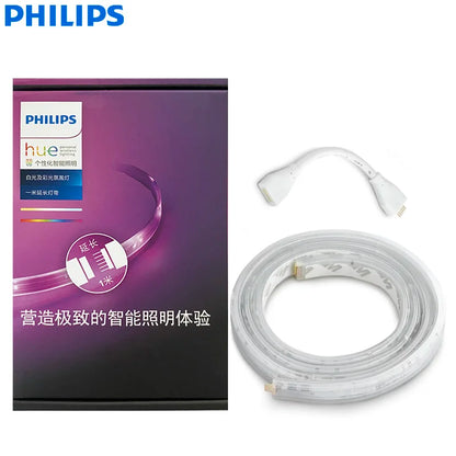 Philips Hue LED Lightstrip Plus Extension V4 1 Metro 1m Bianco e Colore Ambiance Kit LED Intelligente Dimmerabile con Connettore