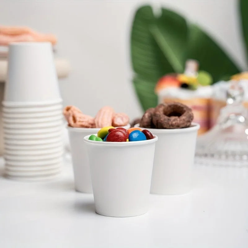 Bicchieri di carta piccoli usa e getta Supermercato Dissipazione Snack per feste Imballaggio Ufficio Caffè Bevande Caramelle Hotel Mini collutorio Tazza