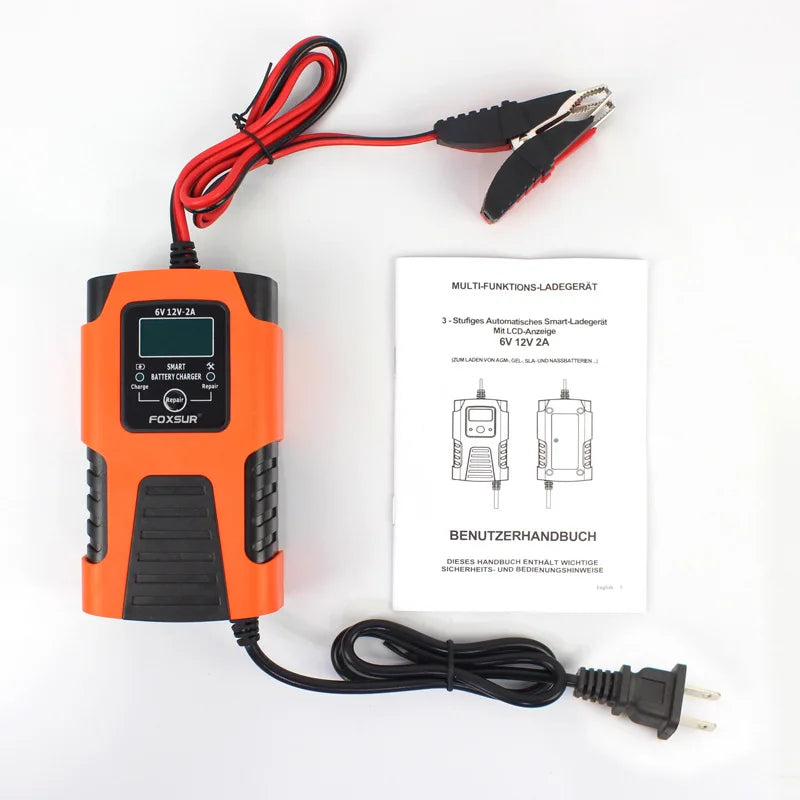 6V 12V Auto Moto Camion AGM Piombo Riparazione Automatica Desulfatore Accessori Caricabatteria Automotive Intelligente