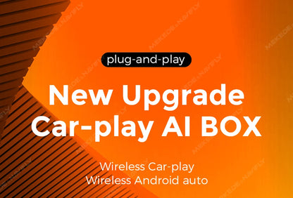 MEKEDE AI BOX Kit CarPlay con Sistema Operativo Android, CarPlay Wireless, Sistema di Intrattenimento Multimediale per Auto, Box TV Intelligente per Netflix e YouTube
