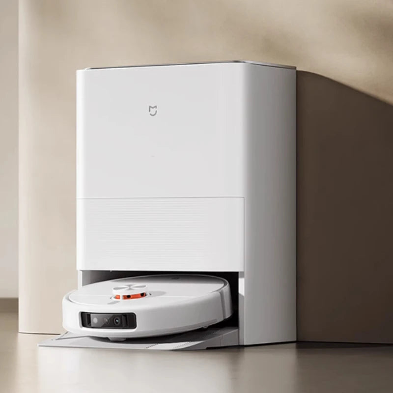 Nuovo robot aspirapolvere Xiaomi Mijia M30 Pro, potente e multifunzione, con funzione di taglio dei capelli integrata e sistema anti-groviglio.