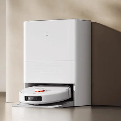 Nuovo robot aspirapolvere Xiaomi Mijia M30 Pro, potente e multifunzione, con funzione di taglio dei capelli integrata e sistema anti-groviglio.