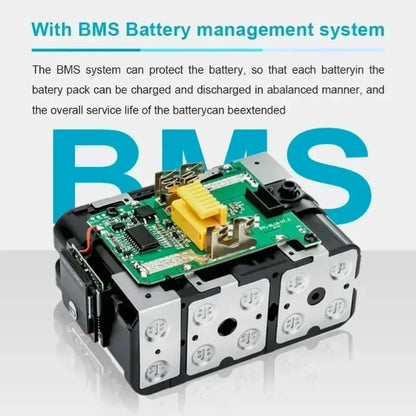 Batteria per utensili Makita 18V 100% originale, 6.0Ah, potenza stabile, per utensili elettrici della serie Makita 18V LXT, sostituisce la batteria originale.