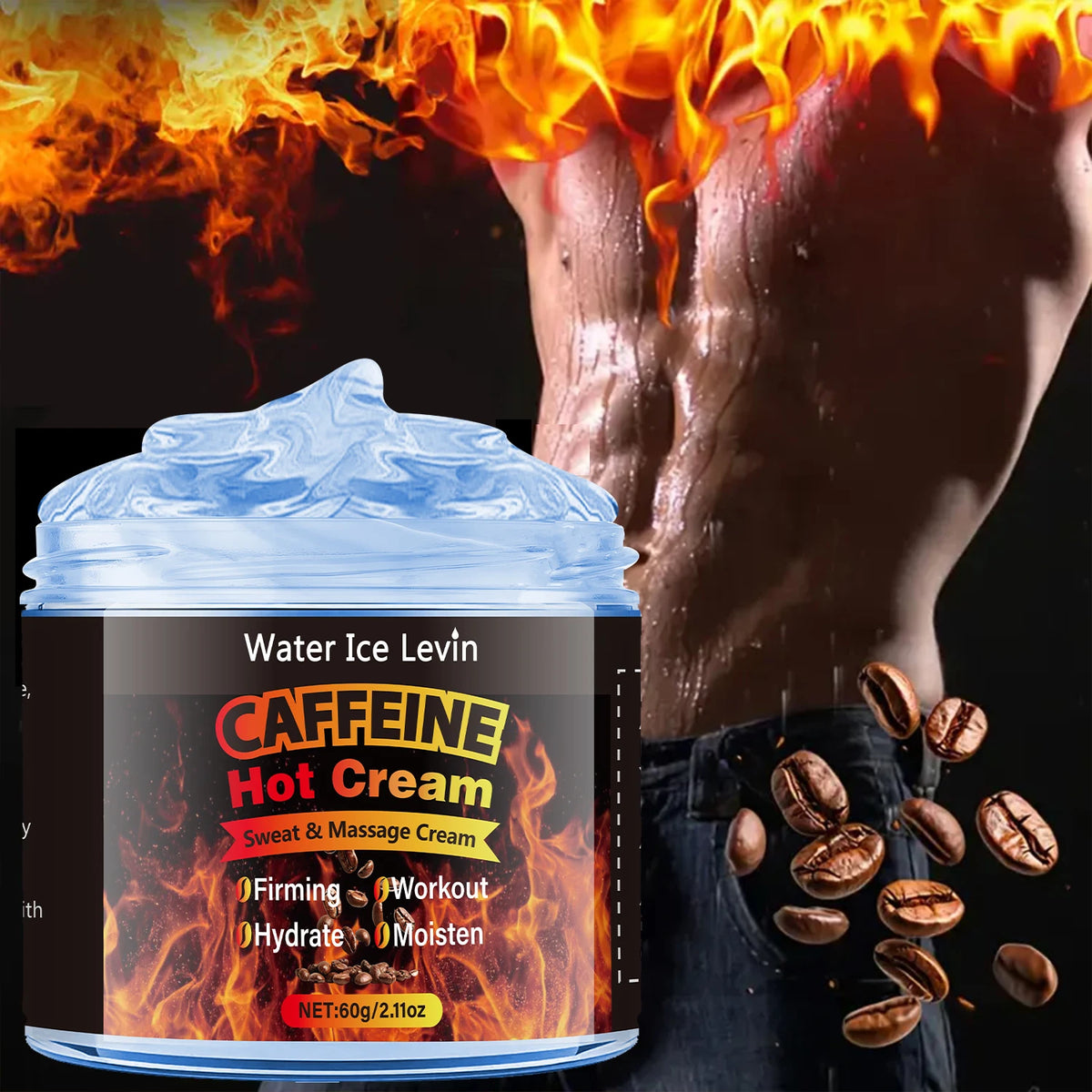 Crema idratante e nutriente per corpo e viso da 60 g, contiene acido ialuronico, glicerina, ipoallergenica, adatta a tutti i tipi di pelle marrone chiaro, profumo di pioggia