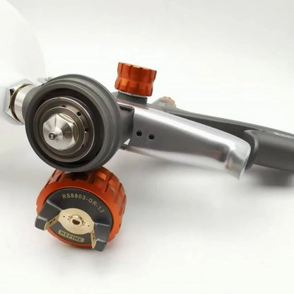 LVMP Pro RS8803 Pistola a spruzzo Ugello in acciaio inossidabile da 1,3 mm Pistola a spruzzo d'aria per vernice spray per auto Spruzzatore per vernice a base d'acqua