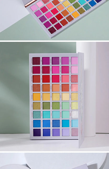 Beauty GlazedSpring's Faves BePerfect Beauty Palette di ombretti impermeabili Evidenziatore luccicante e trucco smaltato per contorno occhi