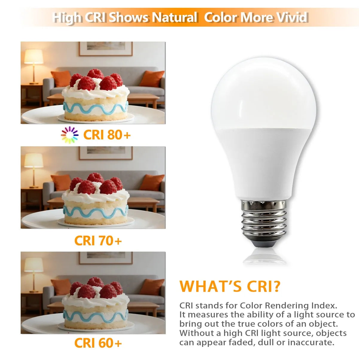 10 Lampadine LED E27 2200K 3000K 4000K 6000K AC100-240V Rosso Verde Illuminazione Colorata di Alta Qualità in Vetro PC per Arredamento Casa