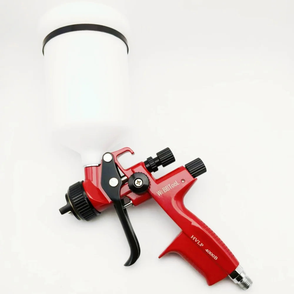 Pistola a spruzzo per vernice 4000B HVLP Ugello da 1,3 mm Pistola per strumenti a spruzzo ad alta atomizzazione per auto per spruzzatura professionale