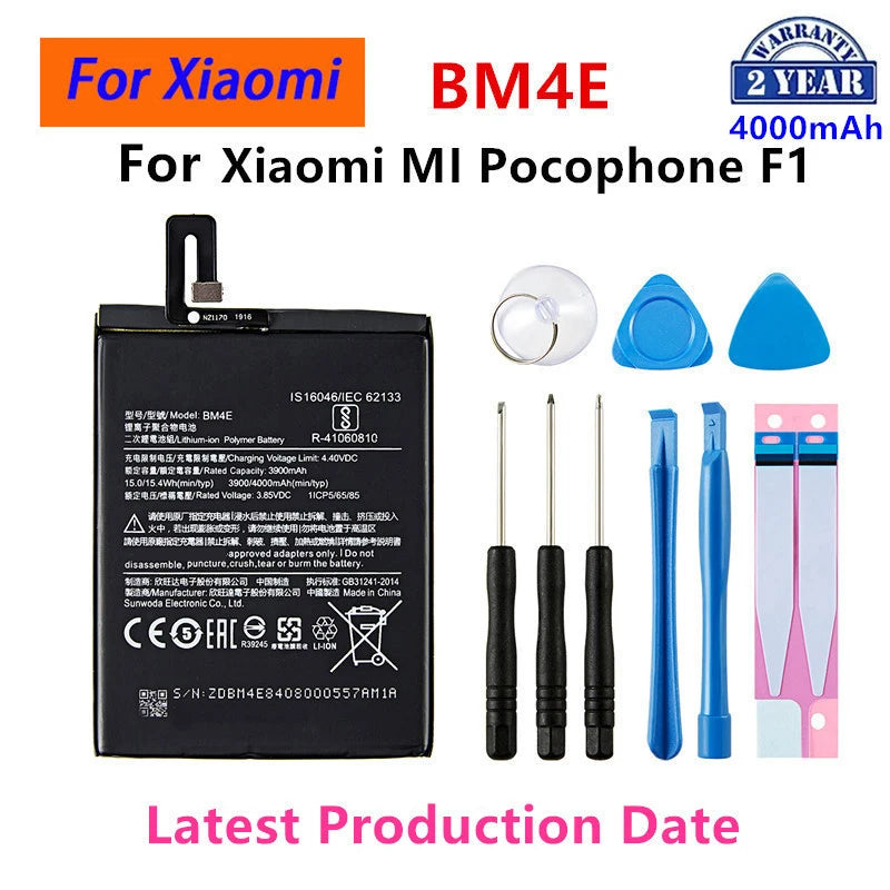 Batteria originale per telefono Xiaomi Mi Redmi Note Mix 2 3 3S 3X 4 4X 4A 4C 5 5A 5S 5X M5 6 6A 7 8 Pro Plus BN43 BN31