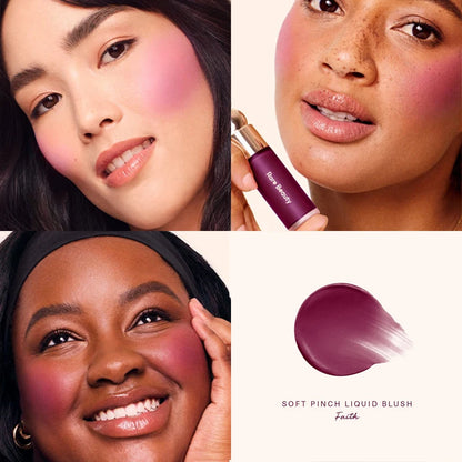 Blush Liquido Leggero e Naturale Hot Fashion Rare Beauty Soft Pinch Matte Bouncy Cushiony Cream-to-Powder