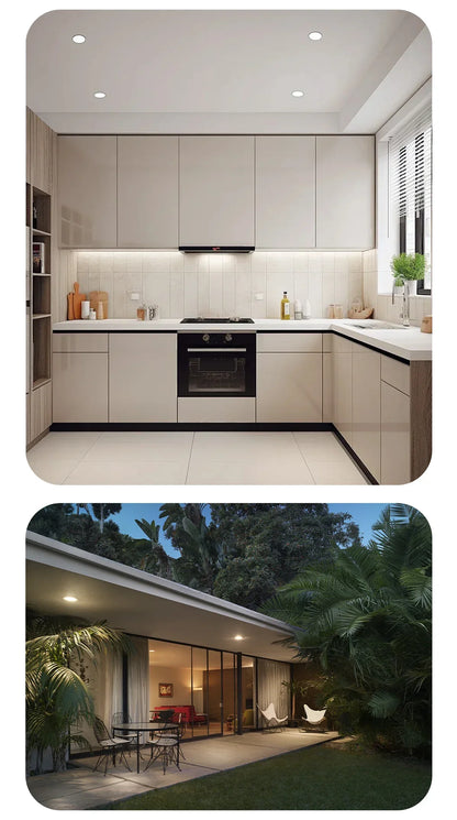 4-20 pezzi 3 CCT LED plafoniera 3000K 4000K 6500K pieghevole da incasso per la casa camera da letto bagno soggiorno illuminazione Lamparas Led