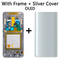 Display LCD Super AMOLED per Samsung A80 A805 A805F, gruppo digitalizzatore touchscreen con sensore di impronte digitali per Samsung A90 LCD
