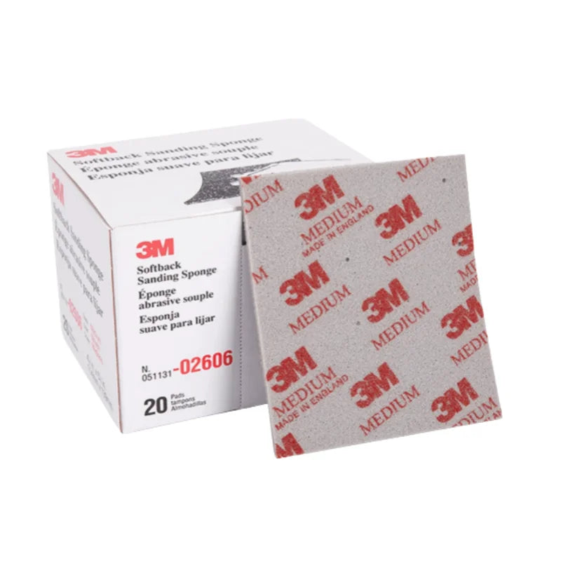 Spugna Abrasiva a Taglio Rapido 3M 02600 02601 02602 02604 02606 per Levigatura Vernice Auto 4,5 X 5,5 Pollici