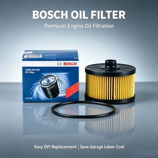 Filtro olio Bosch AF0520 per Renault Clio, Megane, Kangoo, Scenic; per Dacia Logan/Sandero/Duster; per Nissan Qashqai [codice originale: 15208-00Q0F].
