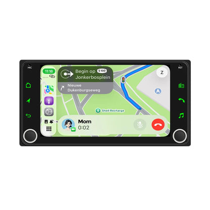 MEKED Autoradio Linux 7 Pollici con CarPlay Wireless e Android Auto per Toyota Yaris Corolla RAV4 Avensis Aygo Prius, Lettore Multimediale Universale 4K con Schermo per Telecamera Posteriore
