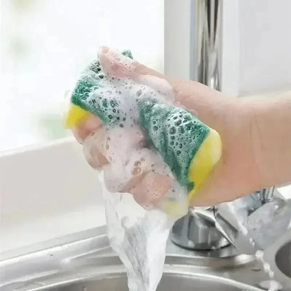50/2 pz Cucina Lavapiatti Spugna Morbida Assorbente Pulito Strofinare Pentola Ruggine Spugnetta Rimozione Kit Spazzola Per La Pulizia Della Casa spugna