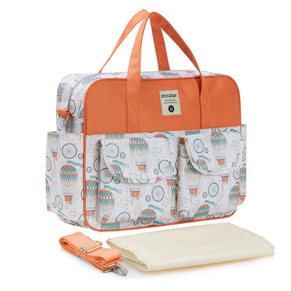 Borsa per pannolini impermeabile di nuovo stile borsa da viaggio Messenger di grande capacità borse multifunzionali per passeggino madre maternità
