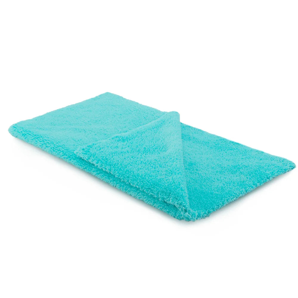 SPTA 1PC Asciugamano per dettagli in tessuto in microfibra blu acqua 420GSM 45 x 41 cm per il lavaggio dell'asciugatura automatica dell'auto