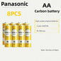 Batterie originali Panasonic AA 1.5V al carbonio-zinco per giocattoli LED, MP3, fotocamere, torce, rasoi, lettori CD