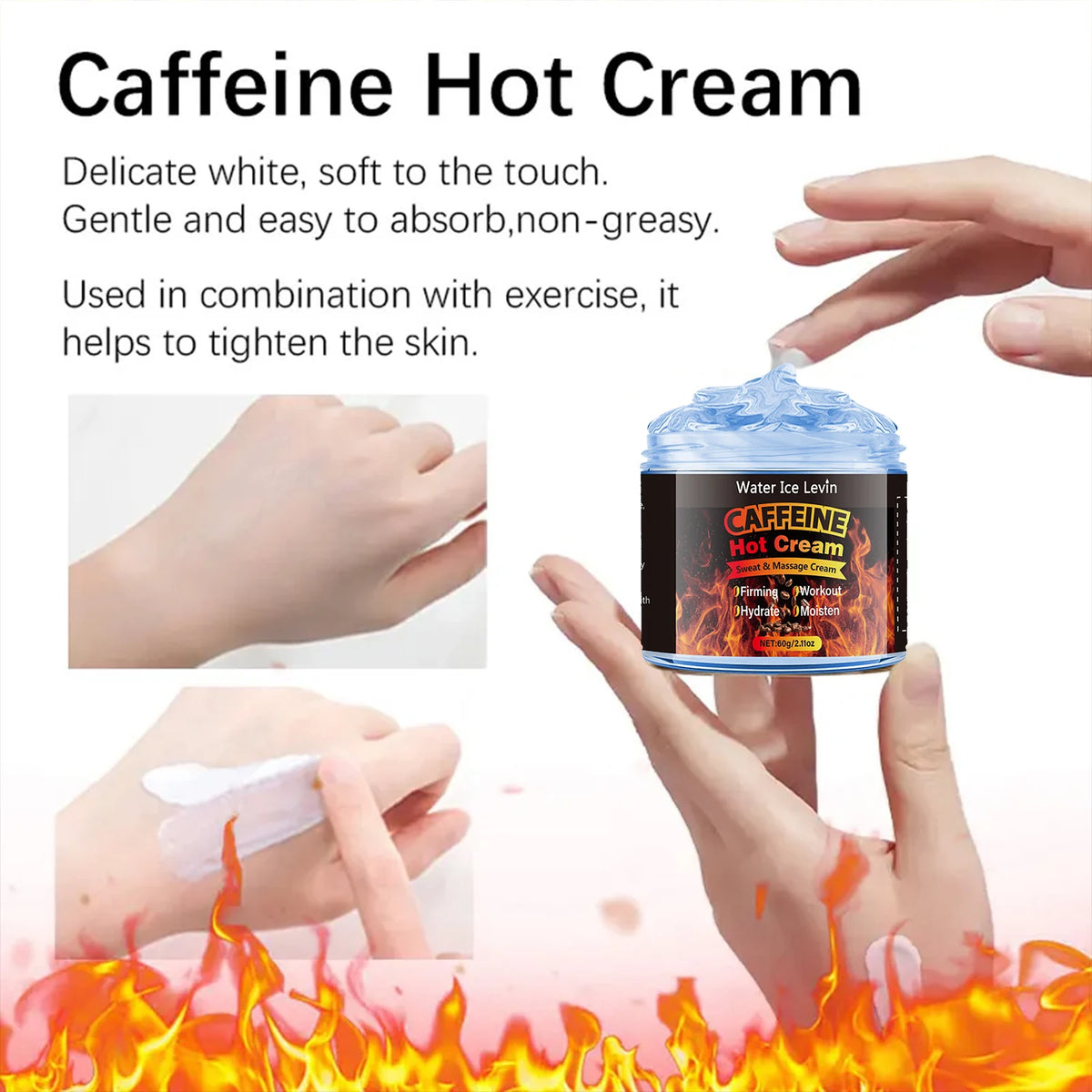 Crema idratante e nutriente per corpo e viso da 60 g, contiene acido ialuronico, glicerina, ipoallergenica, adatta a tutti i tipi di pelle marrone chiaro, profumo di pioggia