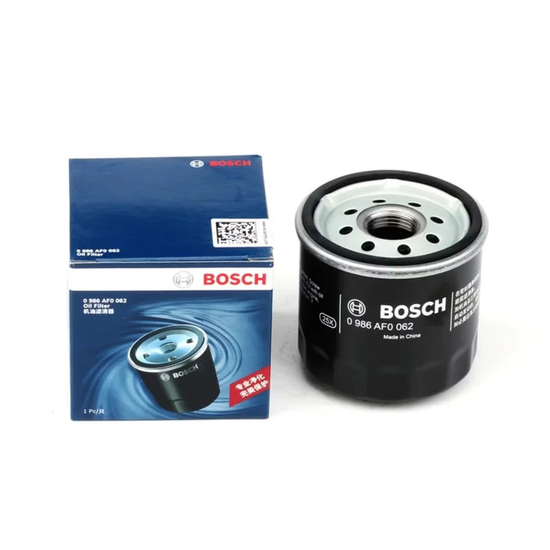 Filtro olio Bosch AF0062 per Suzuki Alto, Swift, WagonR, Dzire, Baleno, Omni/Eeco 800, Brezza, Ertiga; Toyota Avanza [OE: 16510-82703]