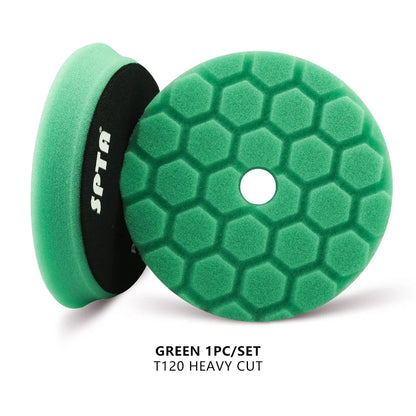 SPTA 5 pezzi 3 "(80mm)/5"(125mm)/6"(150mm) set di tamponi per lucidatura in spugna per auto per lucidatore tampone DA/RO/GA lucidatura ceratura