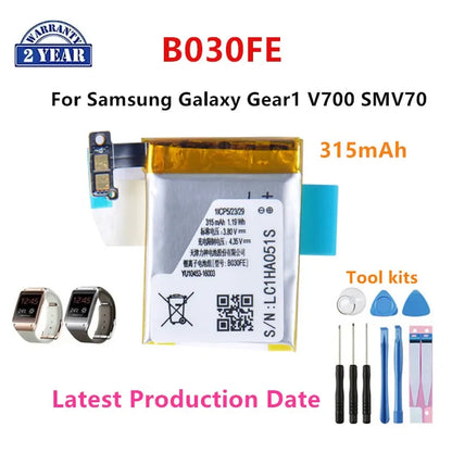 Nuova batteria per orologio Galaxy per Samsung Galaxy Watch Gear Live/S2 classic/Gear S4/Gear 1/Active 1 2 3/ Watch 3/ Gear S/Gear 2