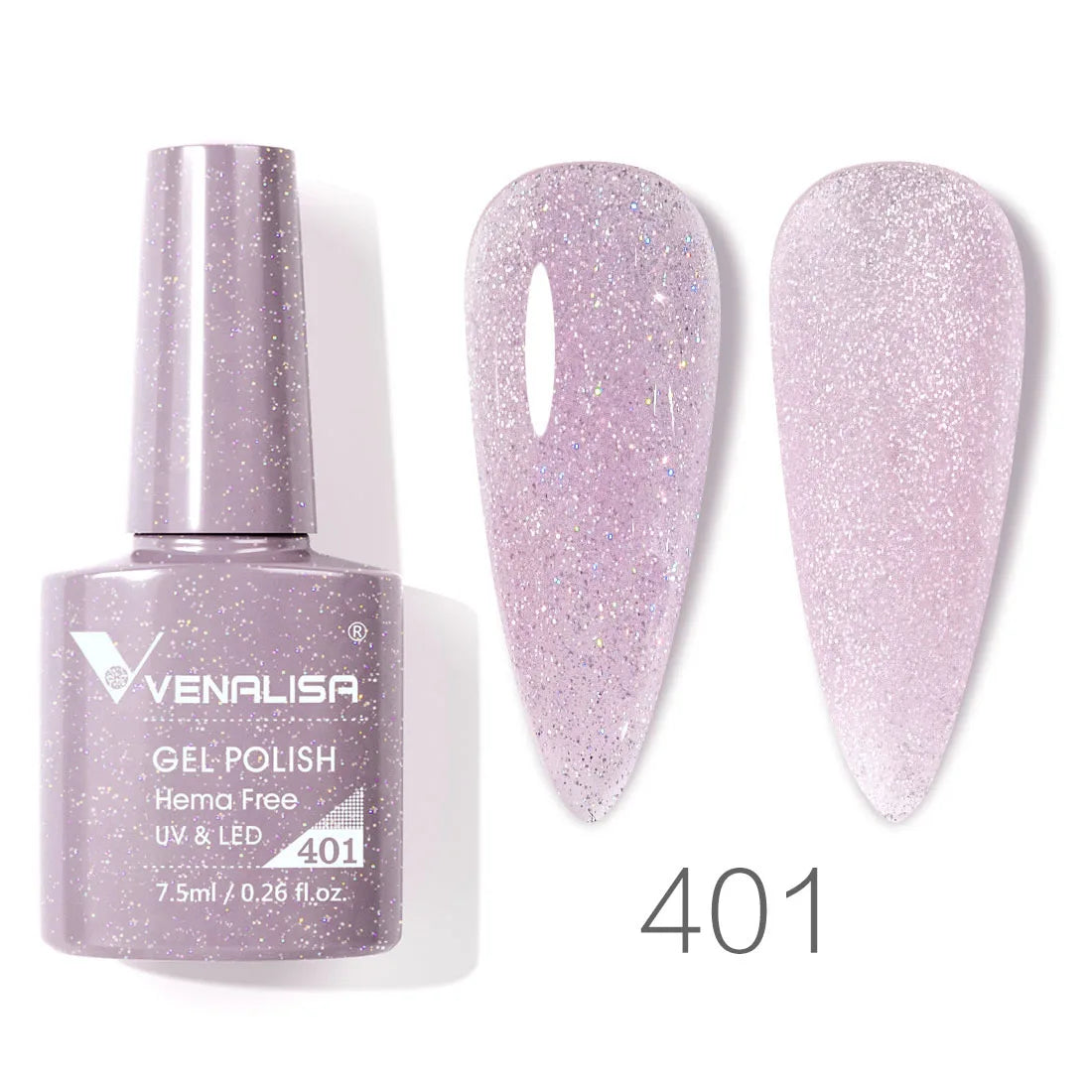 VENALISA Smalto gel per unghie da 7,5 ml Sparkle Glitter Diamante Brillante Colori estivi Semi permanente Soak off Vernice gel per unghie UV LED