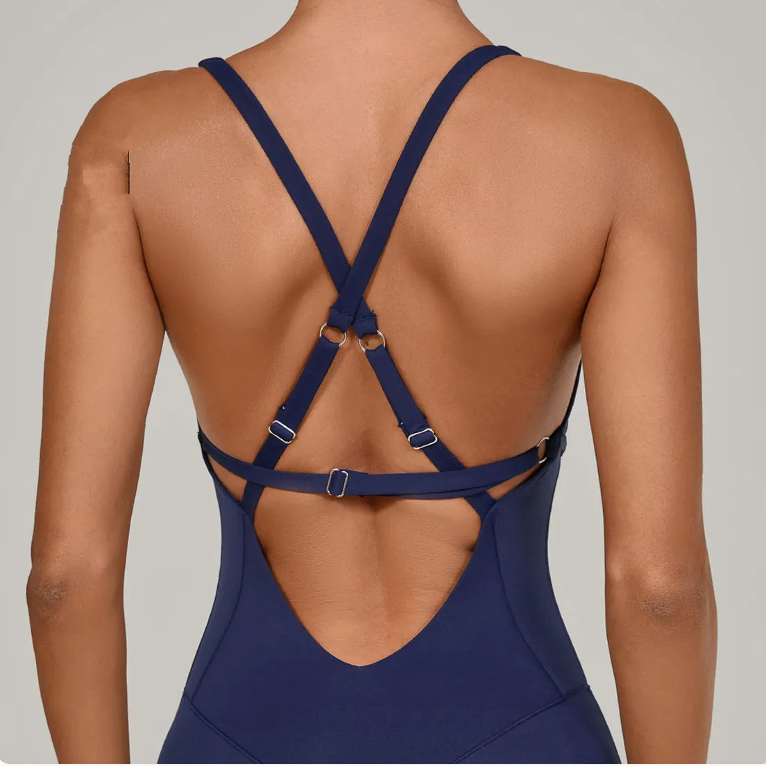 Regolabile Indietro Fitnes Donna Body Corsetto Yoga Set Push Up Palestra Tuta intera Tuta da allenamento Abbigliamento attivo femminile XP274