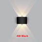 Lampada da parete a LED IP65 AC86-265V/DC12V-24V Illuminazione da giardino impermeabile per esterni Lampada da parete per scale per camera da letto interna in alluminio