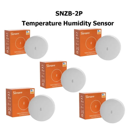 SONOFF SNZB-02P SNZB 02P Sensore Zigbee di temperatura e umidità Sonoff Zigbee Bridge per EWeLink APP Alexa Home Assistant