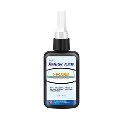 Kafuter K300 K302 K303 K306 Colla Acrilica UV per Vetro, Metallo, Plastica ABS - Adesivo Trasparente ad Alta Tenuta