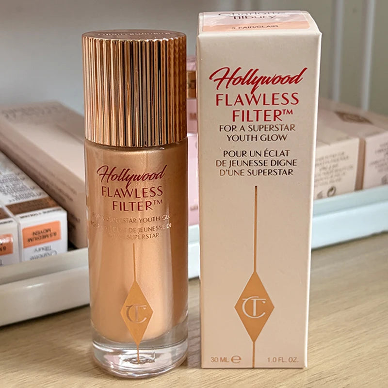 Fondotinta Liquido e Cipria Micro-Leggera Charlotte Tilbury: Cosmetici Portatili Multiuso Effetto Flawless