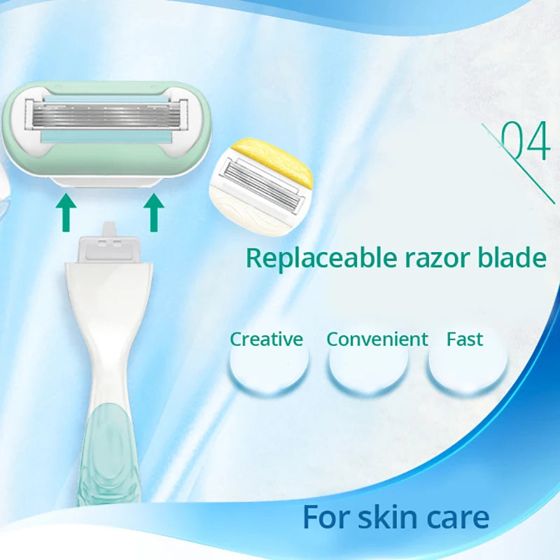 Gillette Venus Lama di ricarica a 5 strati Lame di rasoio Sapone per pelle sensibile extra liscia per la rasatura del corpo delle donne