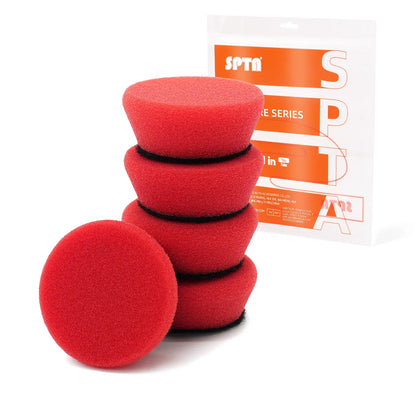 SPTA Set di 5 Spugne per Lucidatura da 1,3"(32mm) e 2"(50mm), Diverse Durezze, per Dettagli e Piccole Aree