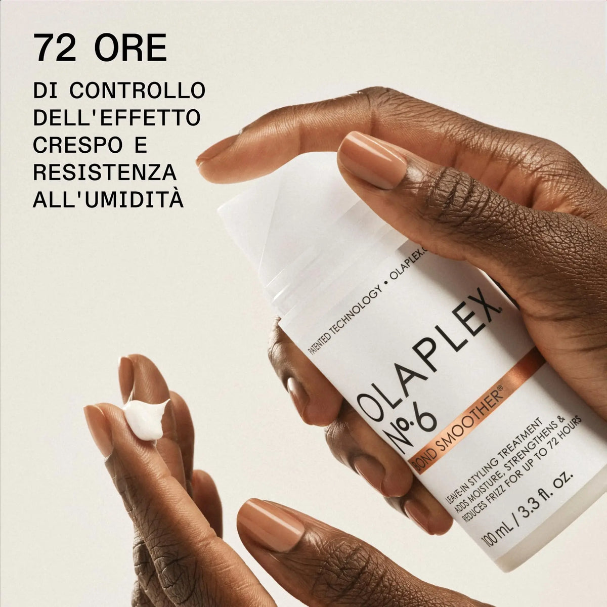 Olaplex Nº.6 BOND SMOOTHER®, Una crema anticrespo per lo styling che liscia, idrata e riduce le rotture, 100 mL