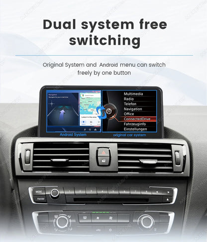 Sistema Multimediale Intelligente MEKEDE con CarPlay Wireless e Android Auto per BMW X5 E70 X6 E71, Schermo QLED da 10.25/12.3 Pollici, Android 14, CPU Snapdragon, Radio e Navigazione GPS per Auto